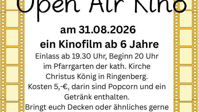 Open Air Kino Team Jugendarbeit