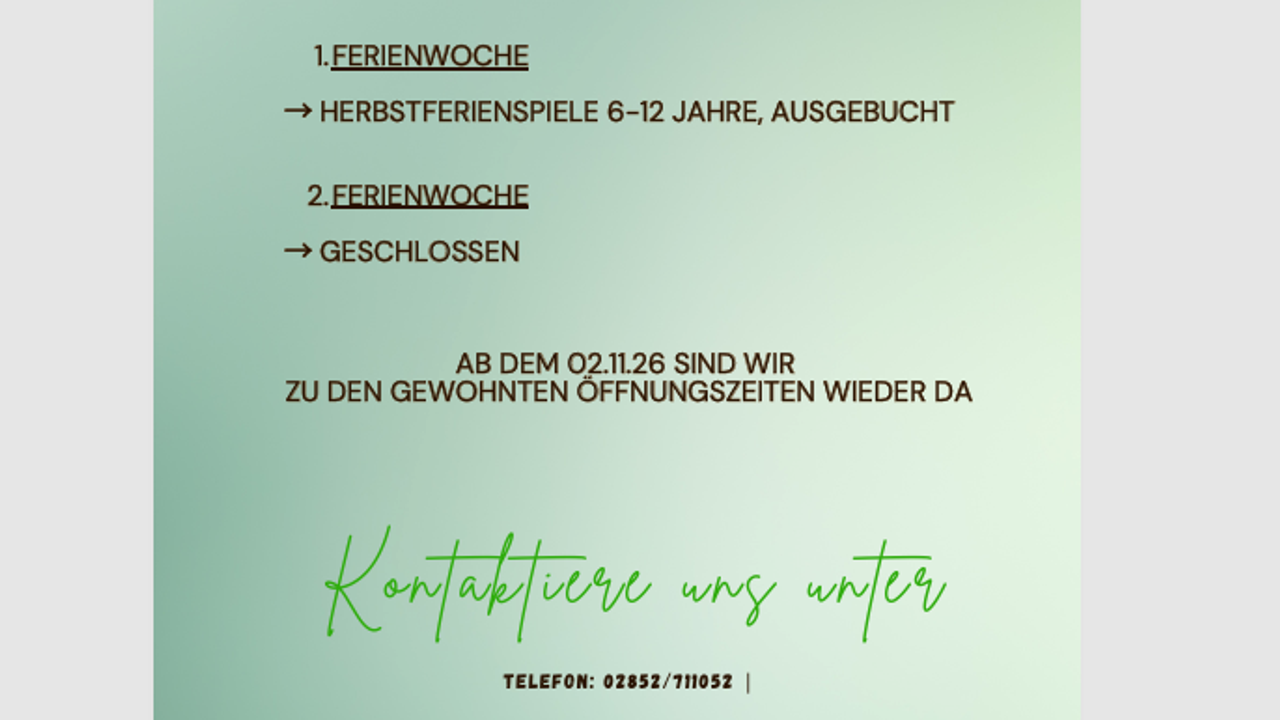 Öffnungszeit
